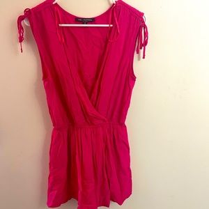 Neon pink One Clothing romper! Worn only once